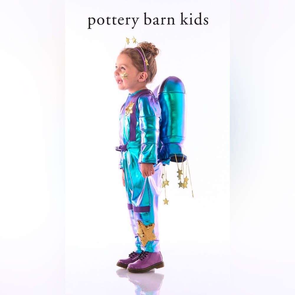 Pottery Barn toddler cosmic astronaut costume